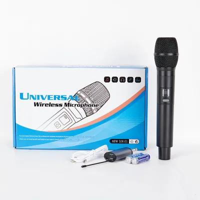 Universal High Quality And-Held Metal Mic Portable Cordless Wireless Microphone Microfono