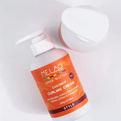 M Natural Curl Hair Cream Herbal Organic Cruelty-Free Moisturizing Styling Dry Damaged Hair Care Smooth Anti-Frizz