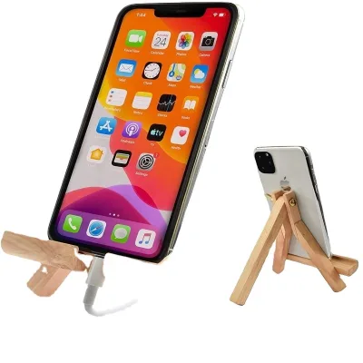 Handmade wooden easel phone holder-tablet computer stand: canvas style is suitable for all kinds of Android phones. Tablets are