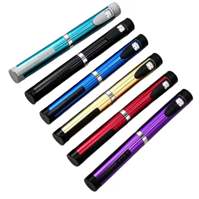 V3 Reusable 60IU Liquid Dispenser 3ML Capacity Aluminum Adjustable Insulin Pen with Cap with Brush Sealing and Custom Logo