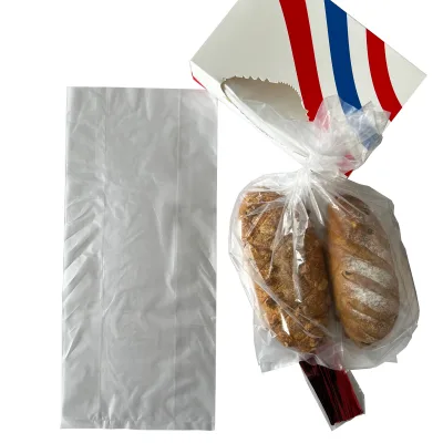 Heavy Duty Transparent Perforated On-Roll Flat Plastic Bags with Three-Side Seal for Industrial Use and Supermarket Applications