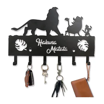 Modern Designed Custom Cut Decorative Iron Door Rear Hanging Wall Mounted Hooks for Hanging Clothes