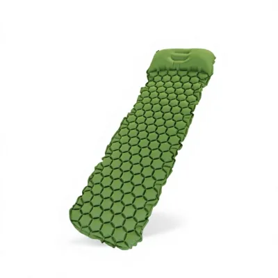 Cross-border Best-selling Outdoor Rectangular Inflatable Sleeping Pad 40D Nylon TPU Cuttable Lightweight Camping