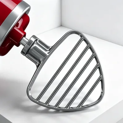 New Design Stainless Steel Flat Beater Replacement for Kitchen 4.5-5 Quart Tilt-Head Stand Mixer