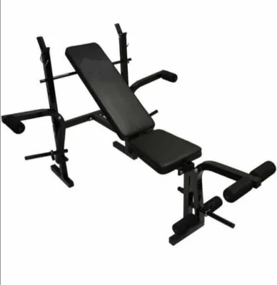 High-Performance Foldable Fitness Weight Bench Stainless Steel PVC Leather Adjustable Home Gym Rack Safety Bodybuilding 5-20lbs