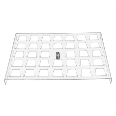 Wholesale Price Coffee Pods Tray Acrylic Coffee Capsules Display Holder Compatible With Nespresso Original Pods Insert Tray
