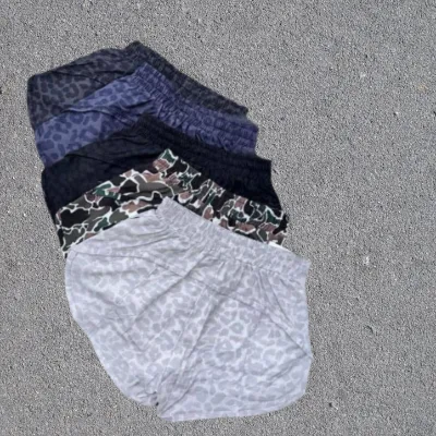 Custom Full Over Print Logo Patchwork Shorts Casual Elastic Waist Basketball Workout Shorts for Men