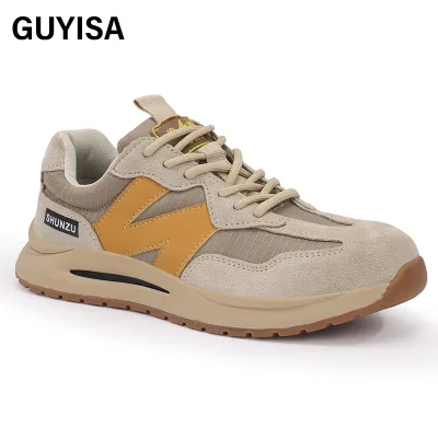 GUYISA OEM/ODM customize safety shoes Steel Toe Construction Site Lightweight Safety Shoes