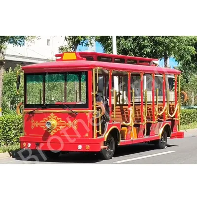 Train Manufacturer Sales Theme Park  Road Train Shopping Center Electric Tram Scenic Sightseeing Train