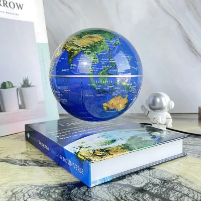Magnetic Levitation Book Shape World Globe Floating and Rotating Christmas Gift for Kids and Educational Sources by HCNT