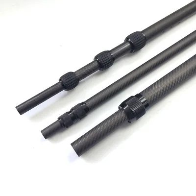 Carbon Fiber Telescopic Pole 6m 8m 10m Extendable Lance for Pressure Washer 100% Carbon Fiber Material