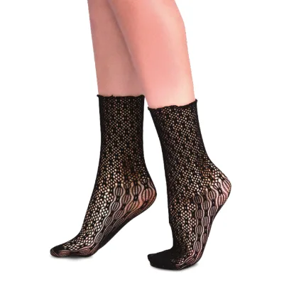 Amazing Summer Ultrathin Socks Transparent Crystal Silk Lace sock Elastic Short Socks