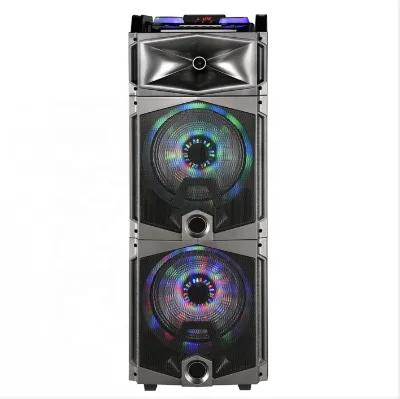 Professional pa Active Audio Woofer Powered Karaoke Speakers with Wireless Microphone