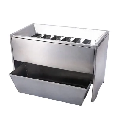 BAILONG High-Accuracy Stainless Steel Horizontal Slitter Lab Sample Riffle Splitter Grain Seed Divider 12.7mm