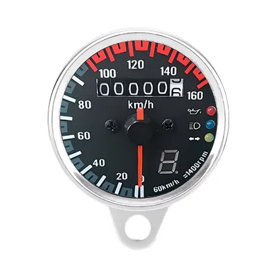 Retro Prince Mileage Speedometer CG125 Motorcycles New Universal Retrofit Odometer Gear Indicator Pointer Meter Made Plastic