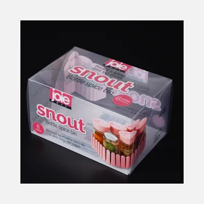 Wholesale Custom Plastic Box Packaging Dates Snack Food Custom logo PVC PET PP Plastic square Packaging Box
