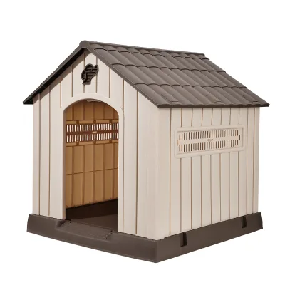 Heavy Duty Load-bearing Plastic Dog House Rainproof Pet Shelter Multi-Color Large Medium Small Sizes Washable Dog Kennel