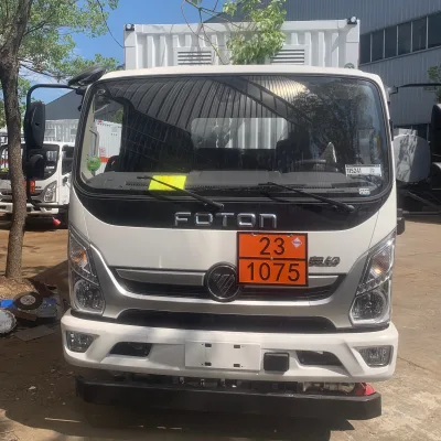 New Explosion-Proof Diesel Van Truck Left-Steering 4x2 Drive Wheel Euro 5 Emission Standard Medium-Sized Cargo Lorry for Sale