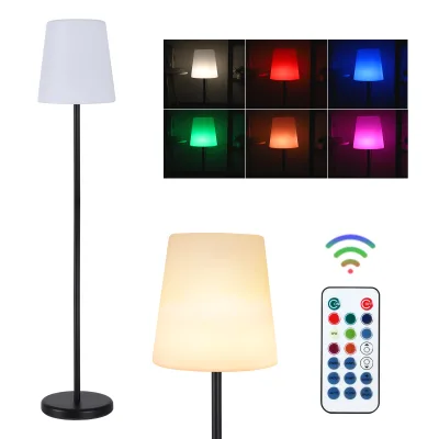 High Quality 1.54m Modern Design RGB LED Floor Lamp 220V Dimmable Living Room Decoration App-Controlled Plastic Colorful Stylish