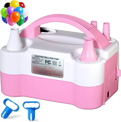 Electric Double-Layer Balloon Inflator-Portable Outdoor Use for Wedding Christmas New Year (Plastic) 700W Laser Pump