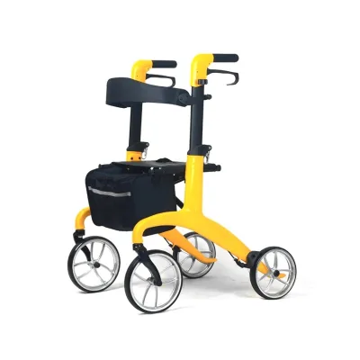 Rehabilitation Equipment Walking Aids Shopping Cart Aluminum Foldable Carbon Fiber Walkers Rollators