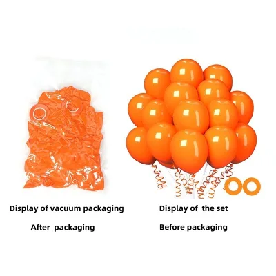 Wholesale Vacuum-Sealed Latex Balloon Set for Festive Party Decorations Thick Balloons Arrangements