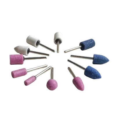 OBM/OEM Support Customizable Shape 3mm Metal Surface Grinding Wheel Bits Ceramic Abrasive Stone Heads Mounted Points Tools