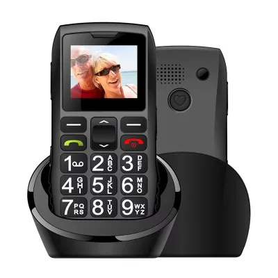 Factory Wholesale 1.77inch 4G Senior Mobile Phone 4G Big Button Mobile Phone for Elderly