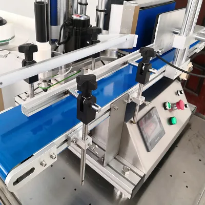 High Quality Adhesive Labeling Machine for Round Bottles Glass Jar Round Labeling Machine Bottle Labeller with Date Printer