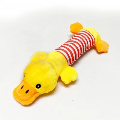 New Hot Selling Luxury Eco-Friendly Long Strip Shaped Plush Toy for Dogs Durable Squeaking Interactive Toy