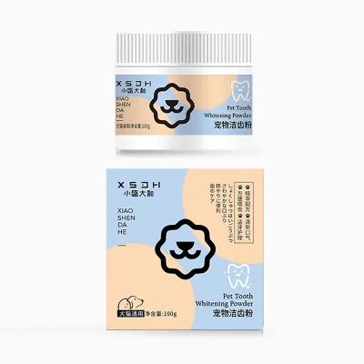 OEM/ODM Oem Dog Cat Pet Dental Care Reduce Halitosis Plaque Remover Powder Pet Teeth Cleaning Dental Powder