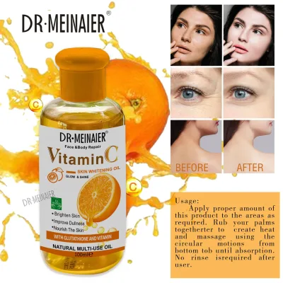 Foreign Trade 100ml VC Essential Oil for Facial Body Hair Care Vitamin C Enriched Vegetable Oil Sweet Brightening Moisturizing