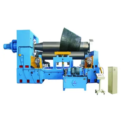 Large Cnc Electric Plates Roll Metal Rolling Bending Machine W11-40*3000