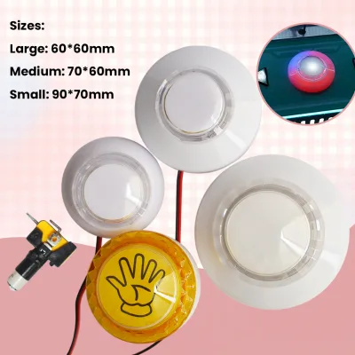Custom Multiple Size Colorful Light Push Button Switches Amusement Metal Plastic Arcade Button Set for Arcade Games Machine