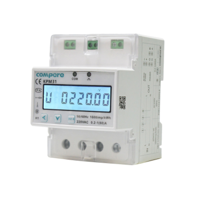 Home Energy Consumption Monitoring Power Watt Meter Prepaid Single Phase Electricity Meter