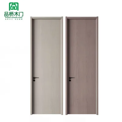 Modern Melamine Interior Door Top-Grade Eco-Friendly Panels Durable Stylish Waterproof Soundproof Cost-Effective Hotel Bathroom