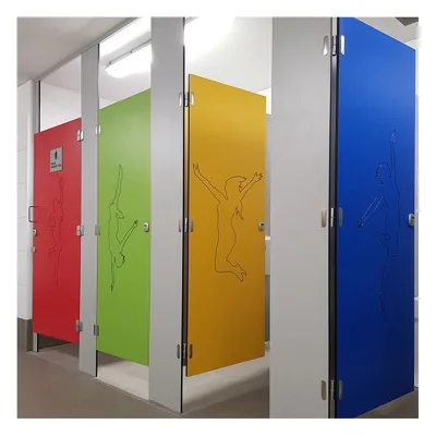 Waterproof Laminate Shower Toilet Cubicle Partition