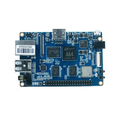 Banana Pi BPI-M64 Development Board 2GB RAM 8GB EMMC Allwinner A64 Quad-Core for ARM Cortex A53 64-Bit Processor Single Board