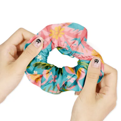 Soft Fabric Scrunchies Hair Tie Custom Logo Hair Accessories OEM Factory Gifts Hair Accessories