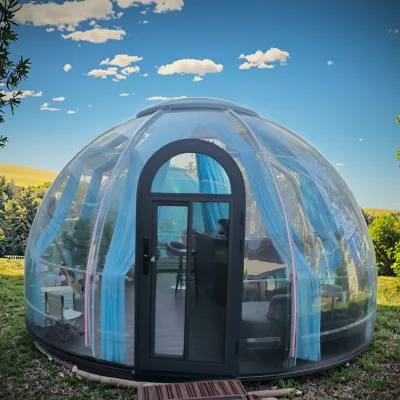 XLT Premium Transparent Dome House - Aluminum Frame - Panoramic View - for Resort/Hotel/Villa - Luxury Glamping (Factory Direct)