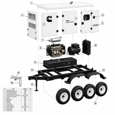 Heavy Duty 300kva 350kva 400kva 500kva Power Genset Industrial Automatic 350kva diesel Generator for Sale with Cummins Engine