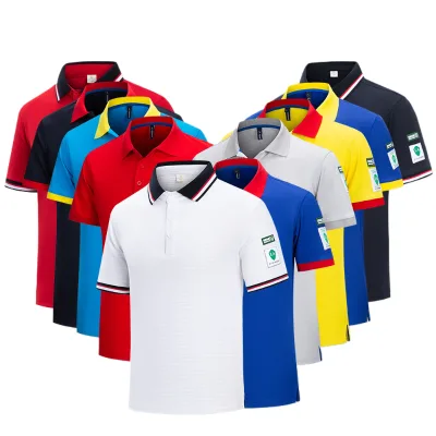 OEM Short Sleeve Anti Static T-Shirts TC Summer Electrical Work Clothes Polo