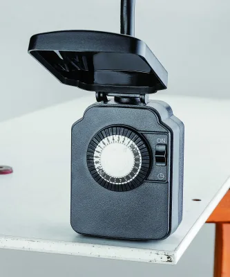 24 Hour Cycle Mechanical Outdoor Timer Socket BND-60/U165 Single Outlet 30Min-24H Timing Switch for Landscape Lights