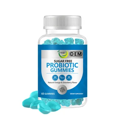 Flavor Probiotic Gummies Whole Family Gut Conditioning Sweet Sour Taste High Activity