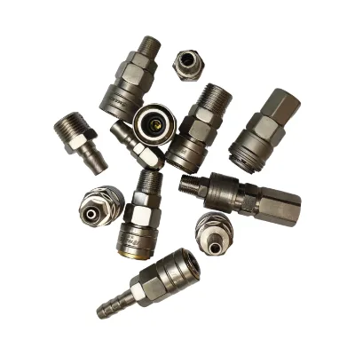 PP20/30/40 PM20/30/40 Pneumatic Fitting Self-locking Joint Air Compressor Accessories Quick Coupling Connector Coupler