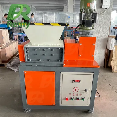 Customizable Small Shredder for Plastic Film, Cable Waste, and Soft Material Handling