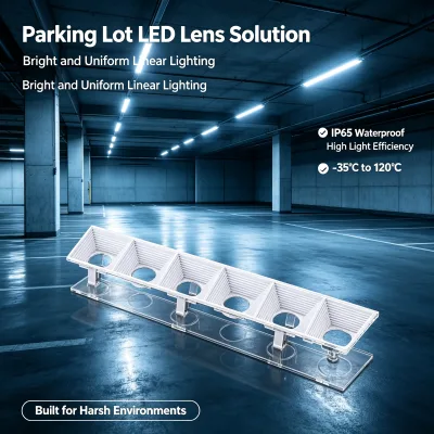 Industrial Grade 91% Transmittance LED Lens Module IP65 Waterproof Stable Performance for Warehouse High Bay Factory Workshop