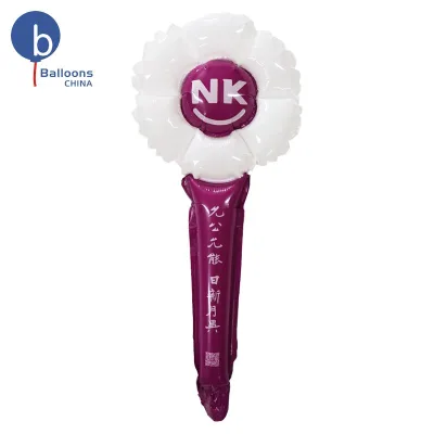 Handheld Custom Shape Printed Logo QR Code Advertising Mylar/Nylon Foil Balloons Wholesale Christmas Decoration Festival Single