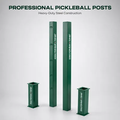 Customizable High End Jingxiang Pickleball Post and Net Pickleball Trainer Frame for All-Weather Resistant Play in Backyards
