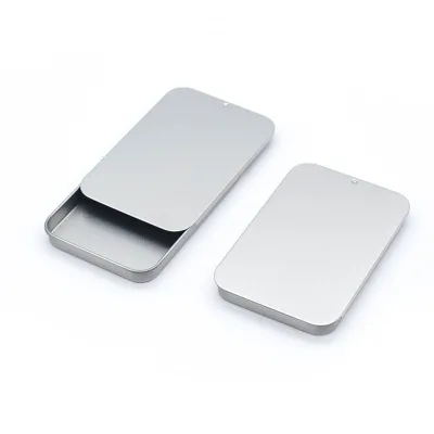 Ready Style Push-pull Box Portable Mini Frosted Sliding Cover Can Small Accessories Medicine Candy Tinplate Packaging Box